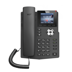 Teléfono IP FANVIL X3S / G SOHO Diseñado para la vida en Internet, teléfono IP empresarial para 2 líneas SIP, pantalla LCD a color de 2.4 pulgadas y conferencia de 3 vías